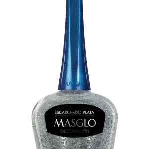 ESCARCHADO PLATA - ESMALTE DECORACIoN ESTANDAR MASGLO 13,5 ML - GAMA GRIS