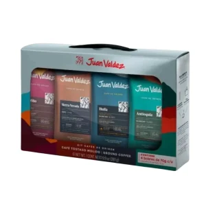 Cafe Juan Valdez regalo x4 unid  Antioquia Huila Sierra Nevada Narino - 280 gr (1 pack)