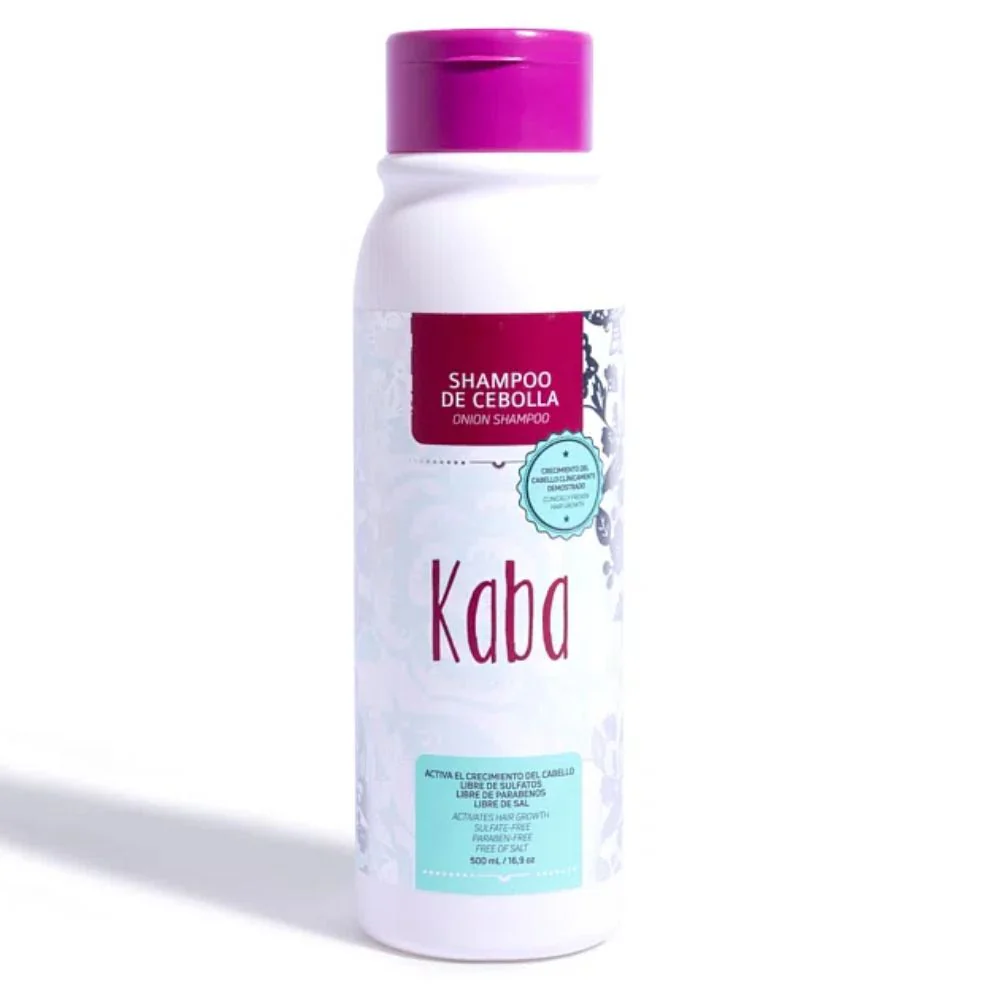 Kaba Shampoo de cebolla y Kaba Bio mascarilla capilar (2 pack)