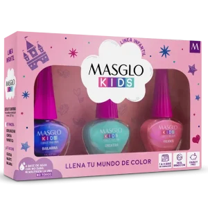 KIT ARCOiRIS ESMALTE MASGLO KIDS 8ML