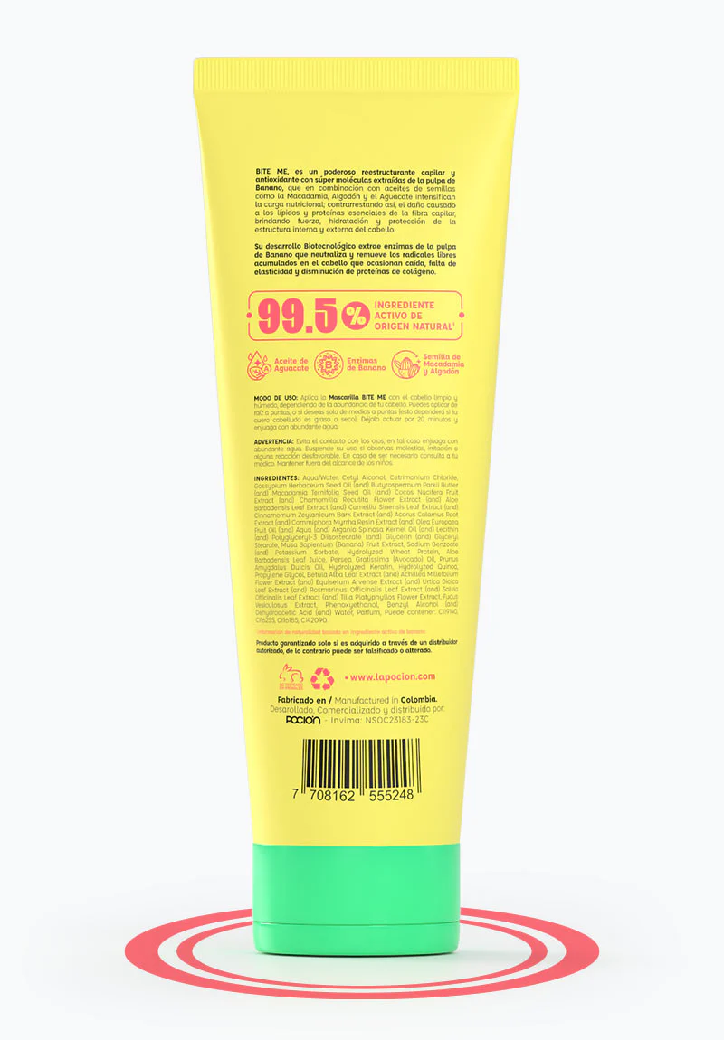 La Pocion Bite Me Suplemento Capilar de Banano 250mL