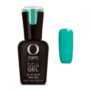 Organic Nails Gel semi-permanente para unas Color Mermaid Aqua 036.  x7.5ml