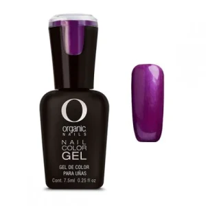 Organic Nails Gel semi-permanente para unas Color Midnight Purple 019.  x7.5ml