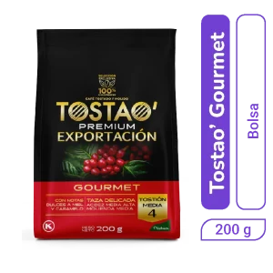 Tostao Cafe Molido Premium Exportacion Gourmet x 200 gr