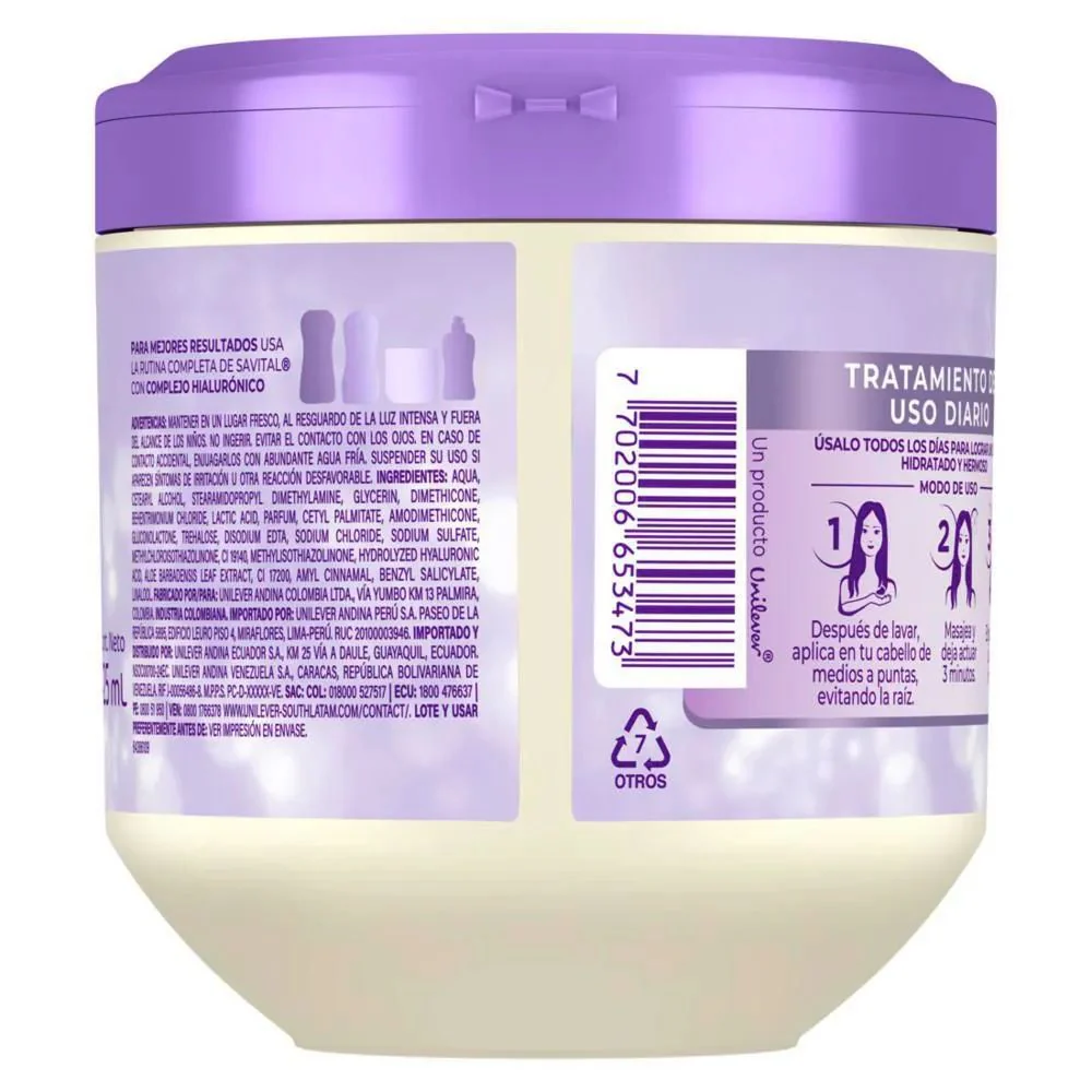 Savital Tratamiento Capilar Complejo Hialuronico 425 ML