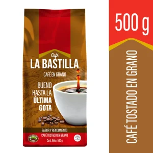 La bastilla Cafe tostado en grano x500gr