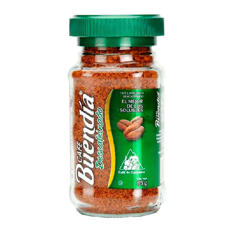 Buendia cafe descafeinado soluble x85g