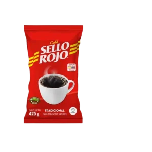 Sello rojo cafe tradicional bolsa x425gr