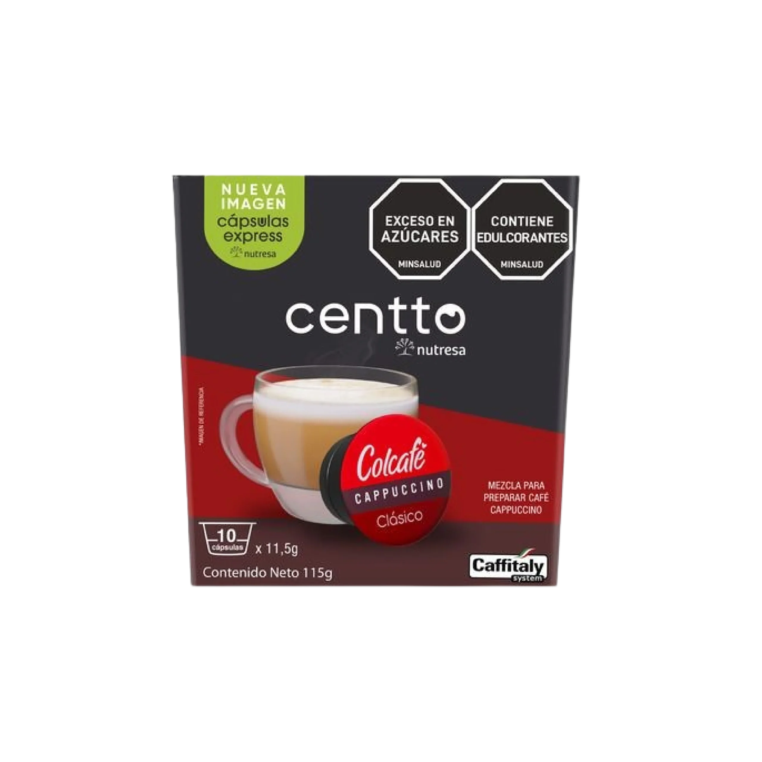 Colcafe cafe cappucino centto x10uni x11.5gr c/u